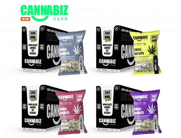 ZERO BUDS - THC-freie CBD Cannabis Blüten - Reseller Paket 120 St.